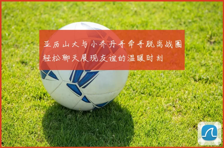 亚历山大与小乔丹手牵手脱离战圈轻松聊天展现友谊的温暖时刻
