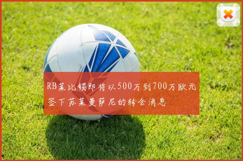 RB莱比锡即将以500万到700万欧元签下苏莱曼萨尼的转会消息